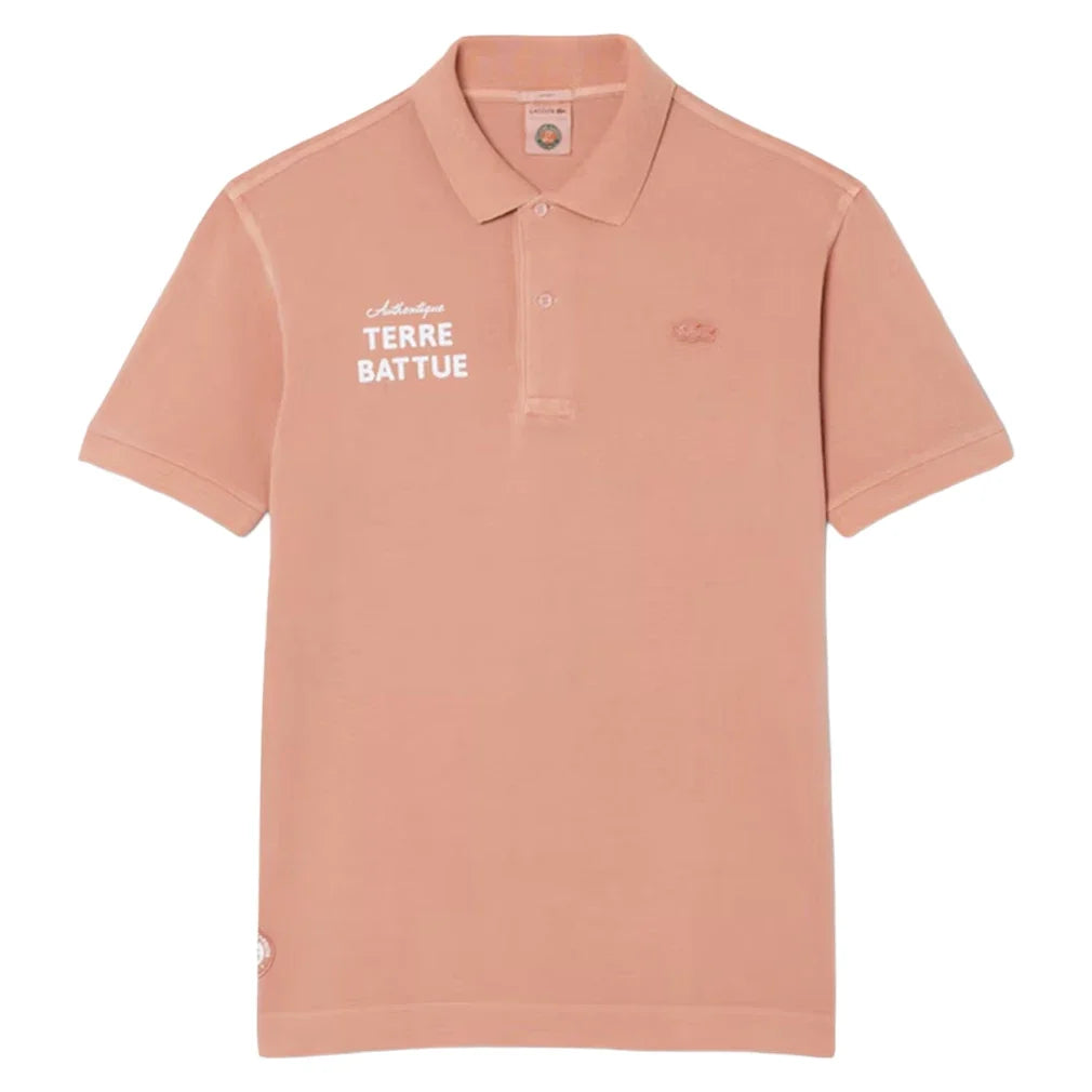 Men's Roland Garros Terre Battue Tennis Polo,Apparel,Lacoste,,,Tennis Express,PH0349-G81-3