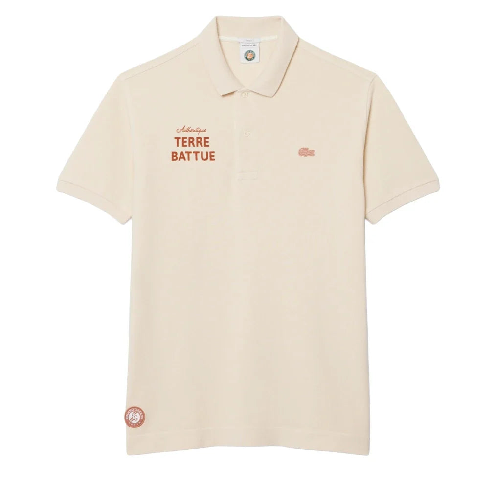 Men's Roland Garros Terre Battue Tennis Polo,Apparel,Lacoste,,,Tennis Express,PH0349-K74-3