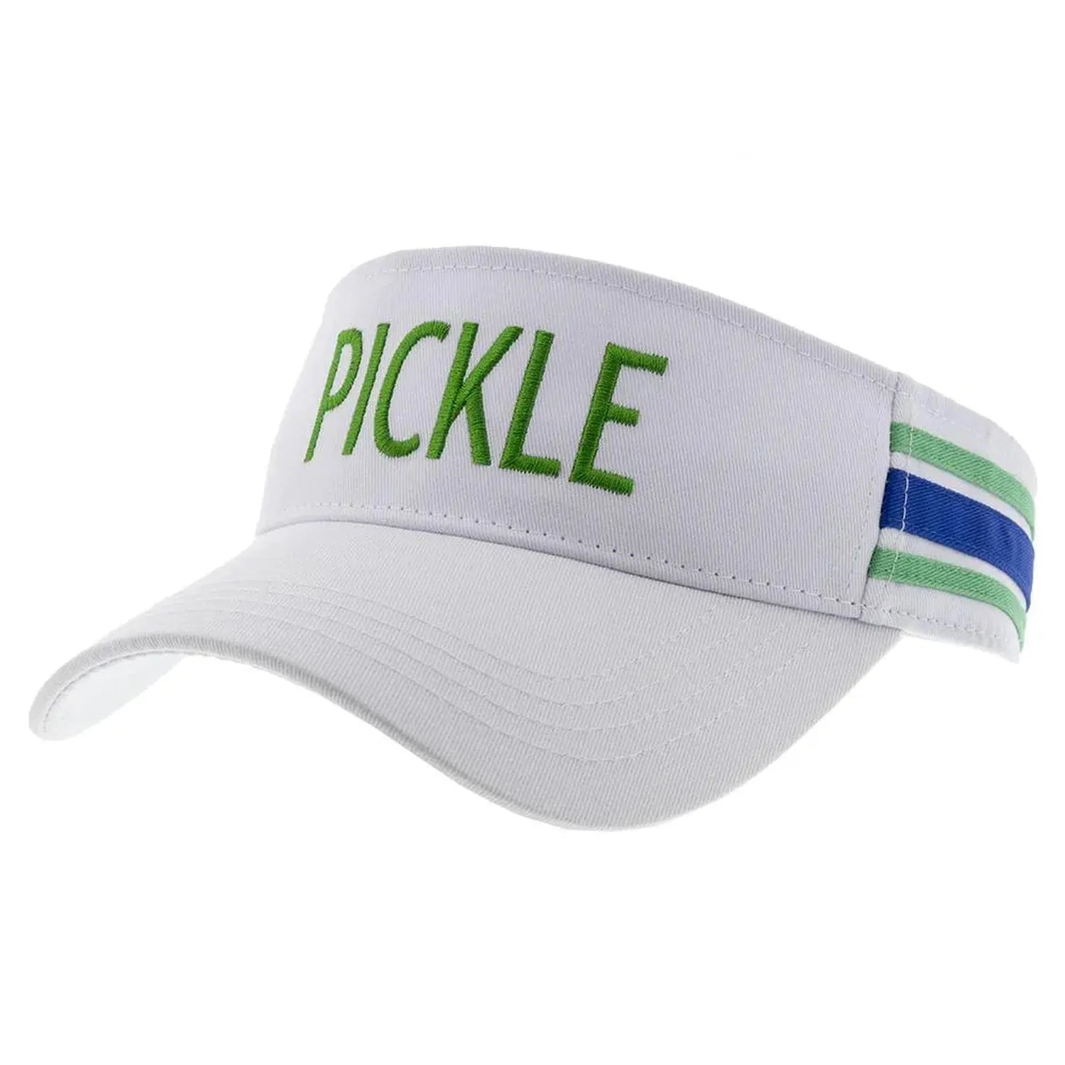 Pickle Visor White and Green-Apparel-Runway Athletics-PV-U24-X-Tennis Express