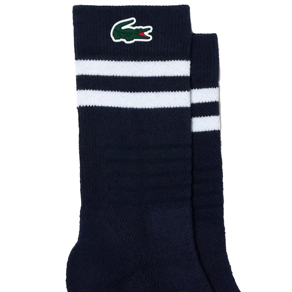 Men's Knitted Pique Technical Tennis Socks-Socks-Lacoste-RA1095-S25-166-1-Tennis Express