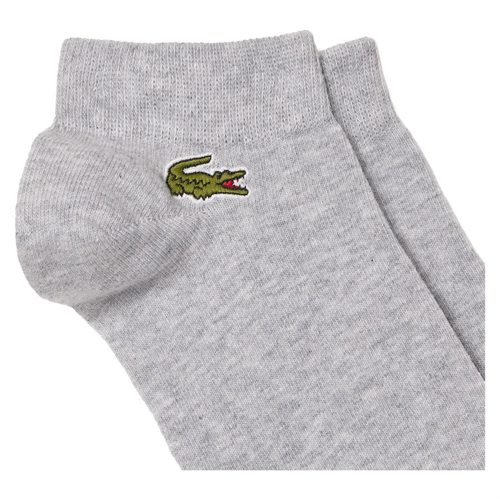 Unisex Low-Cut Technical Tennis Socks Silver Chine and Navy Blue-Socks-Lacoste-RA2917-5KC-1-Tennis Express