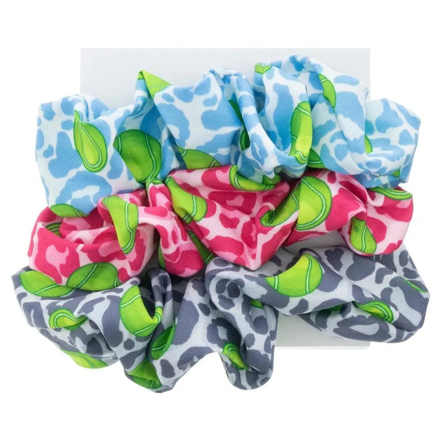 Tennis Ball Scrunchies Cheetah-Accessories-Racquet Inc-RITG62-2-Tennis Express