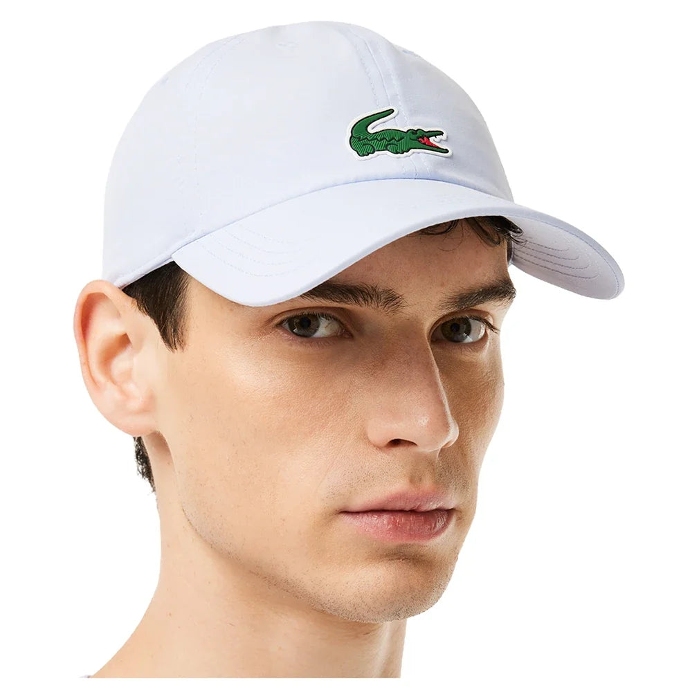 Men's Novak Djokovic Tennis Cap White-Apparel-Lacoste-RK2450-001-1-Tennis Express