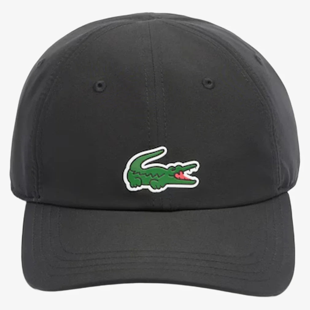 Men's Novak Djokovic Tennis Cap Black,Apparel,Lacoste,,,Tennis Express,RK2450-031BF26-2