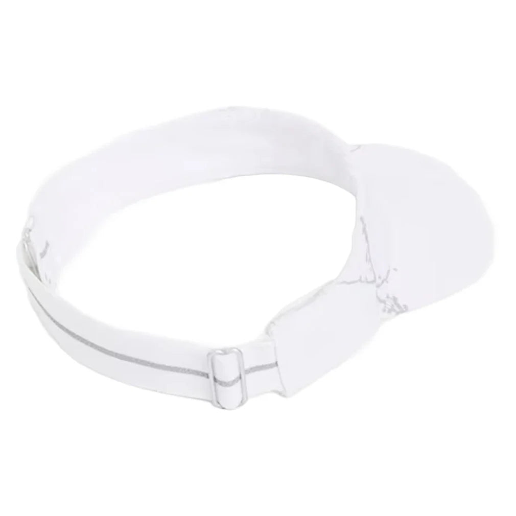 Women's Players Tennis Visor White,Apparel,Lacoste,,,Tennis Express,RK6762-001F26-3