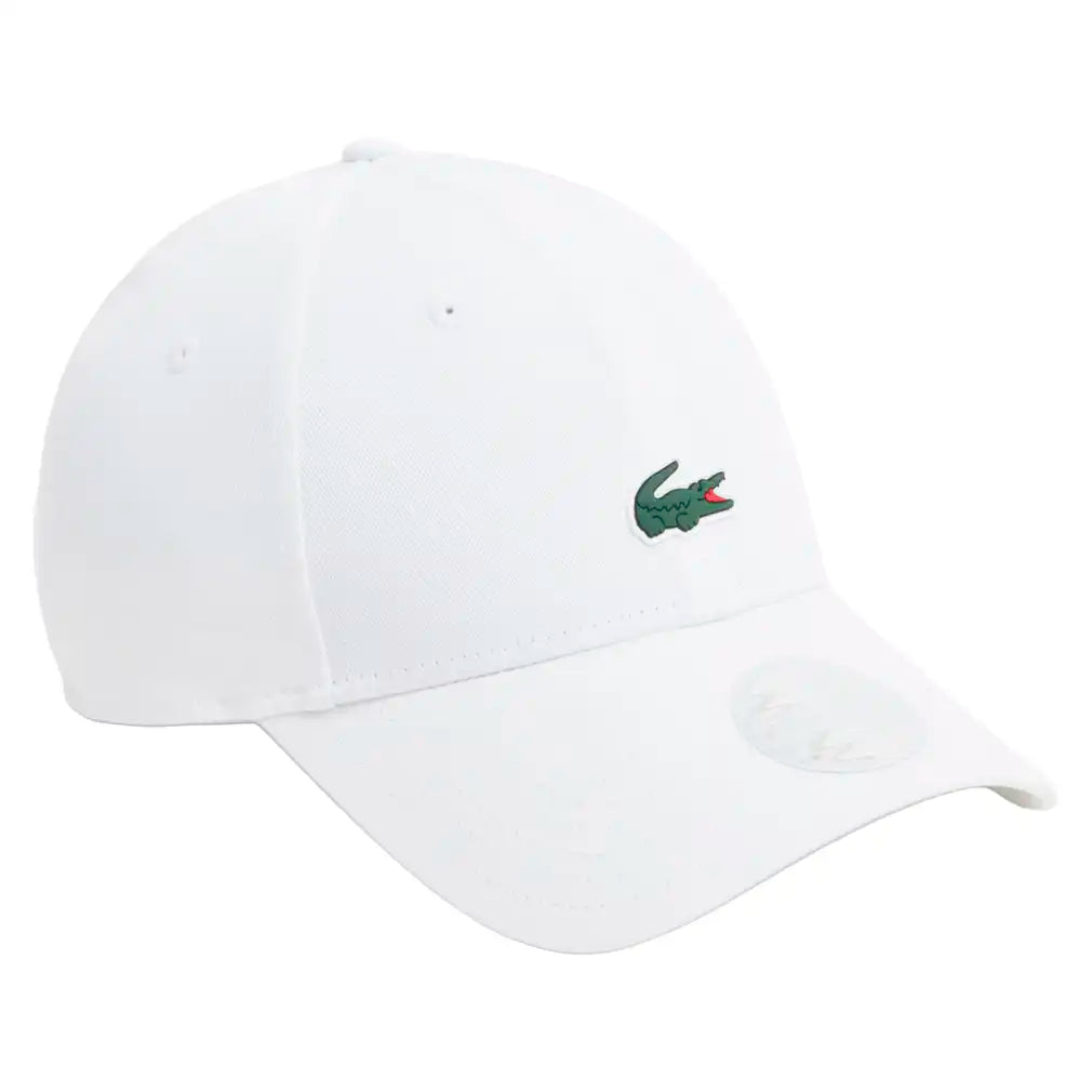 Women's New Era Tennis Cap,Apparel,Lacoste,001 White,One Size,Tennis Express,RK7310-F26-001-1