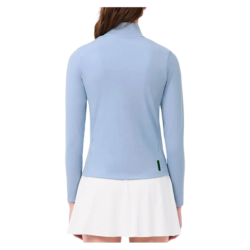 Women's Essentials Tennis Demi-Zip Top Aphylla-Apparel-Lacoste-SF0145-AEY-3-Tennis Express