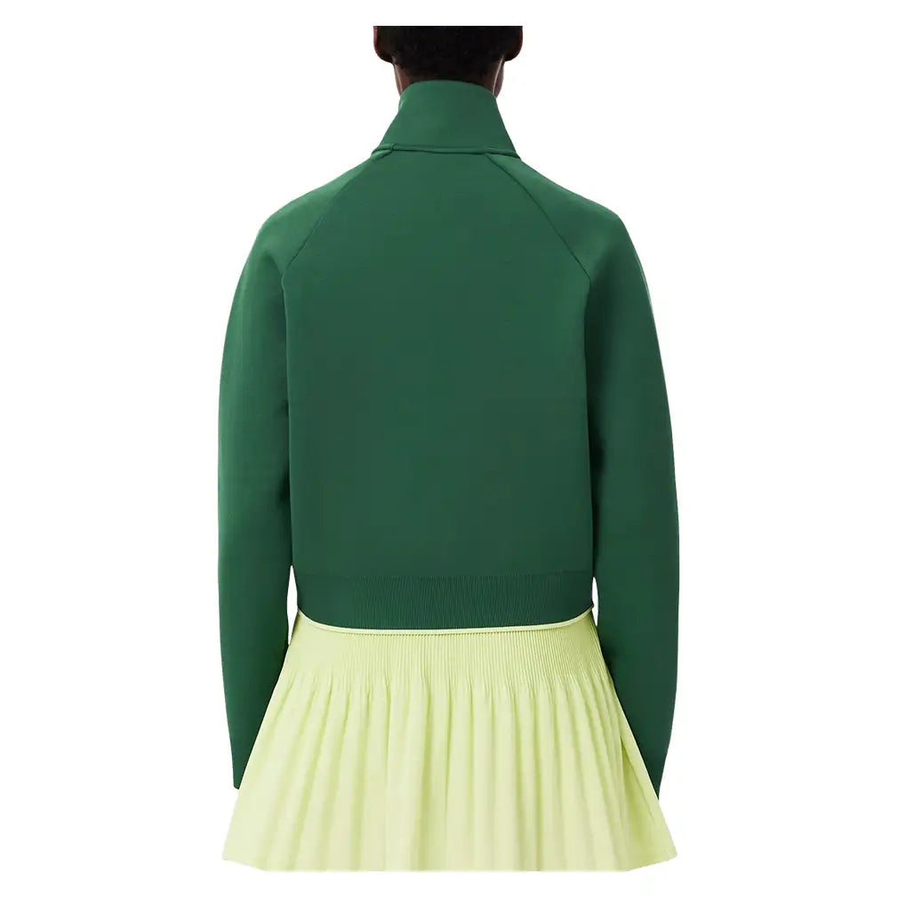 Women's Roland Garros Tennis Jacket Green,Apparel,Lacoste,,,Tennis Express,SF0386-132-4