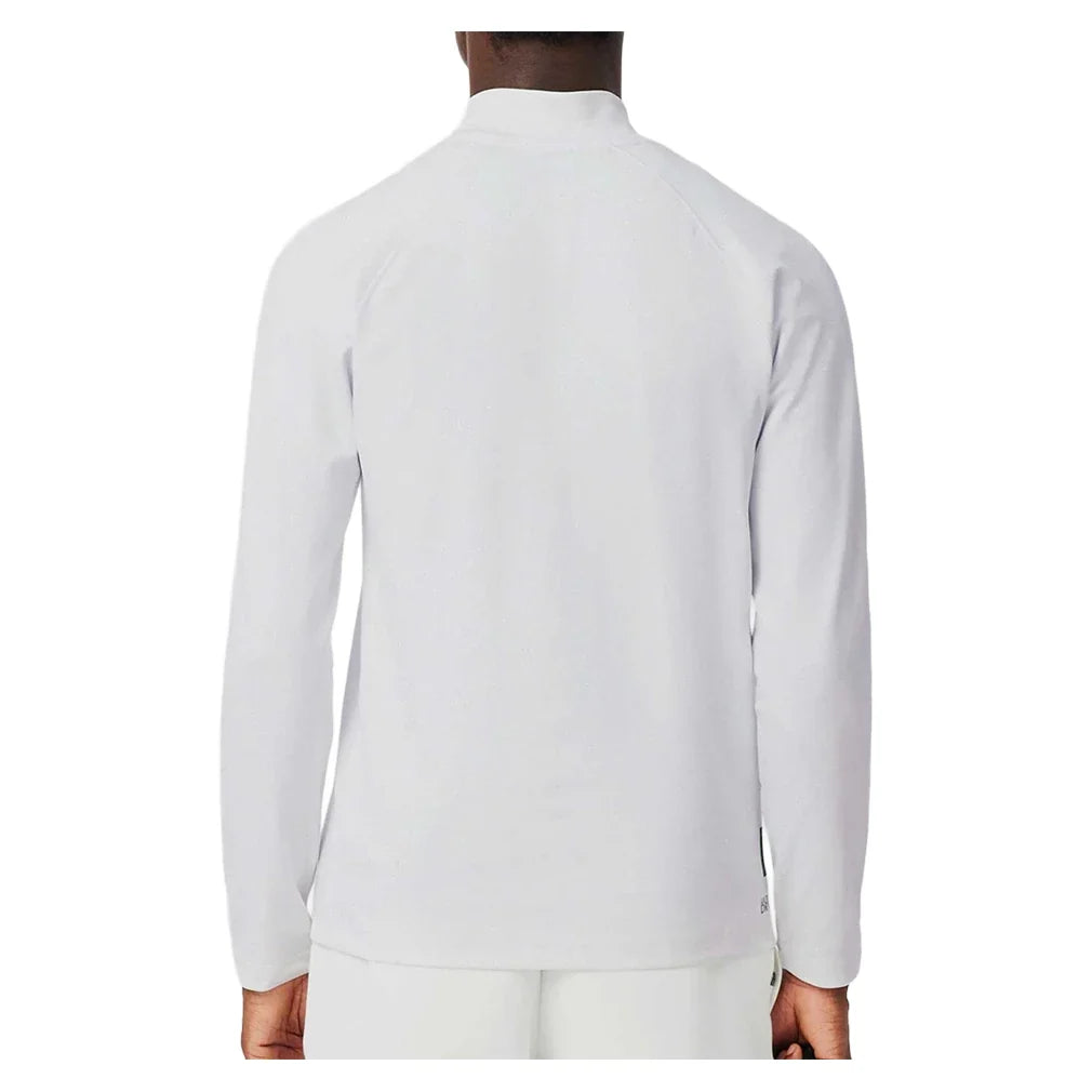 Men's Essentials Demi-Zip Tennis Sweatshirt,Apparel,Lacoste,,,Tennis Express,SH0198-001-1