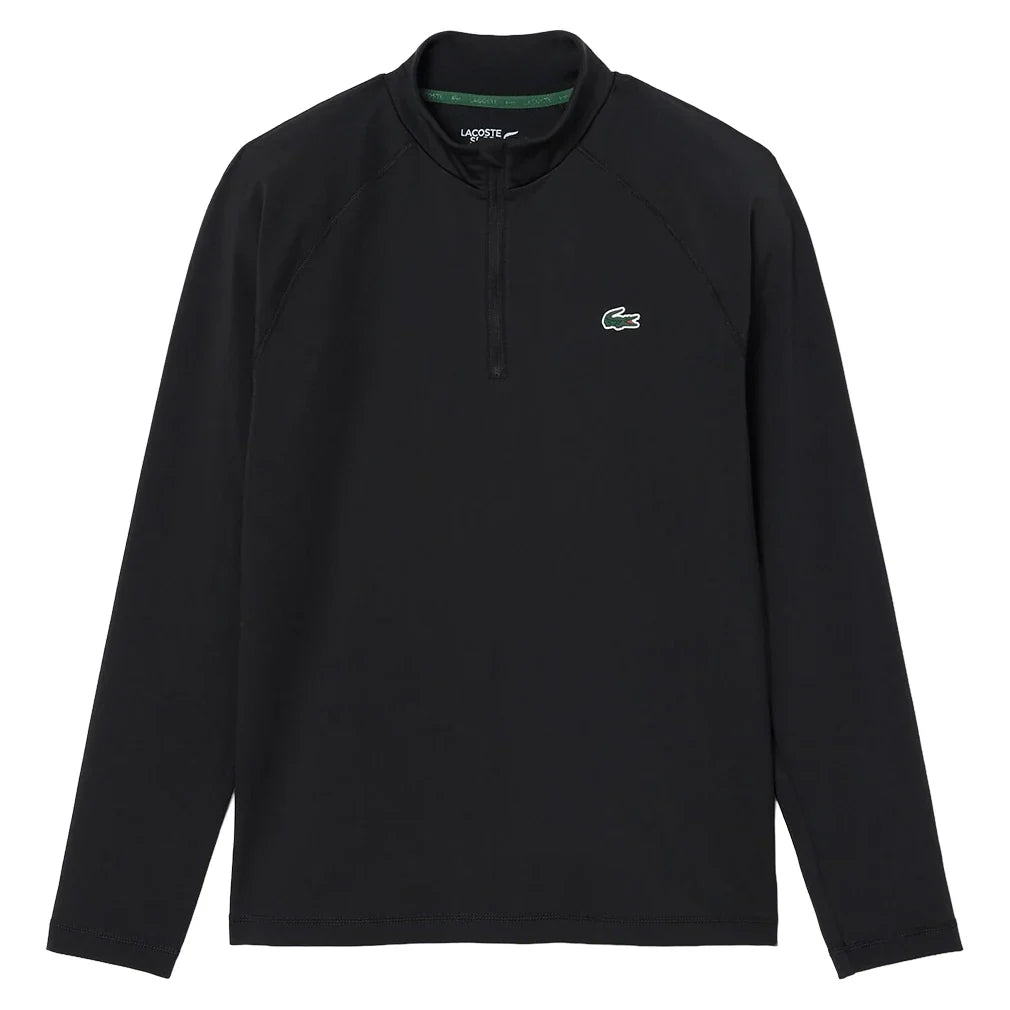 Men's Essentials Demi-Zip Tennis Sweatshirt-Apparel-Lacoste-SH0198_031-Tennis Express