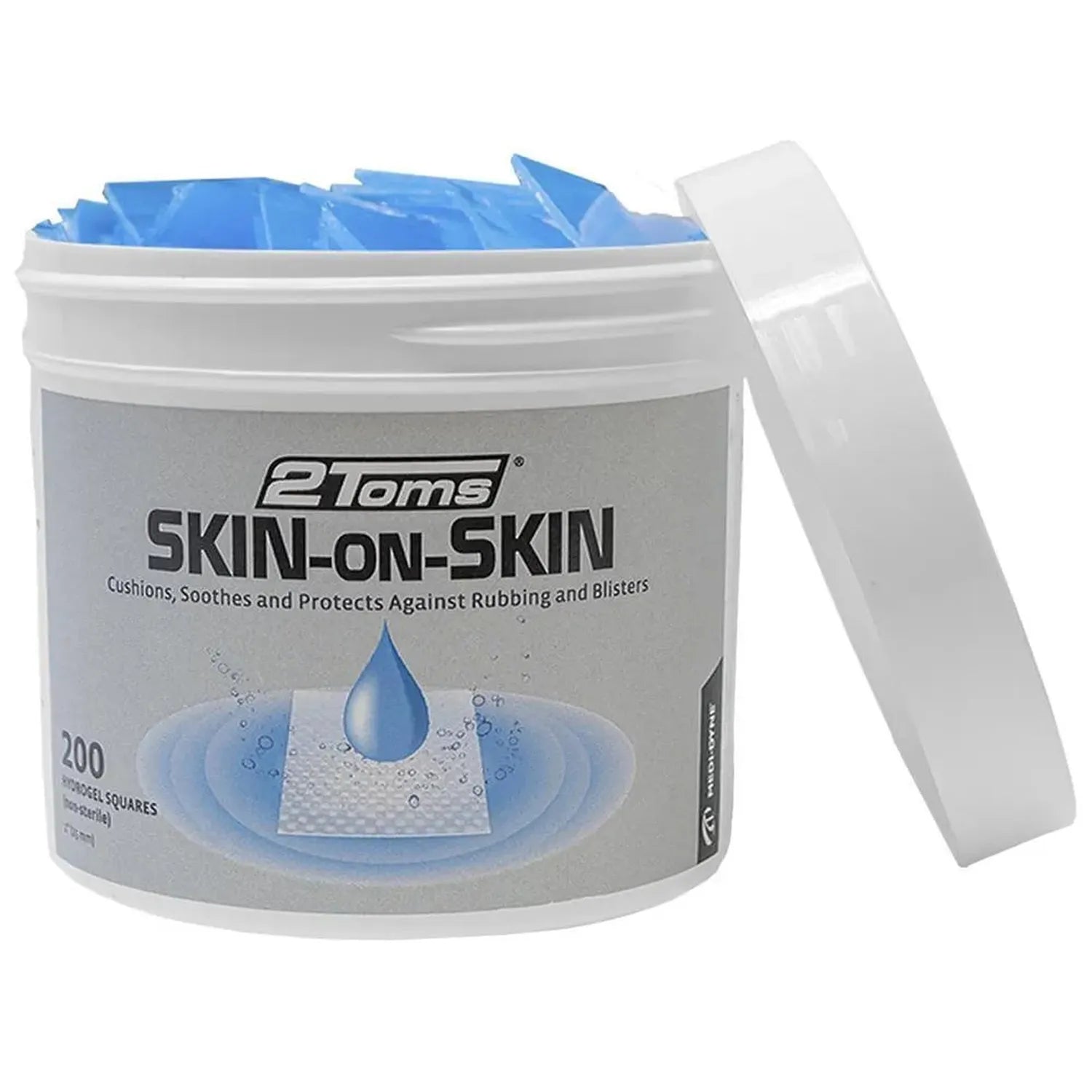 Skin-on-Skin 1 Inch Squares, Jar of 200-Accessories-2toms-SOS1200-1-Tennis Express