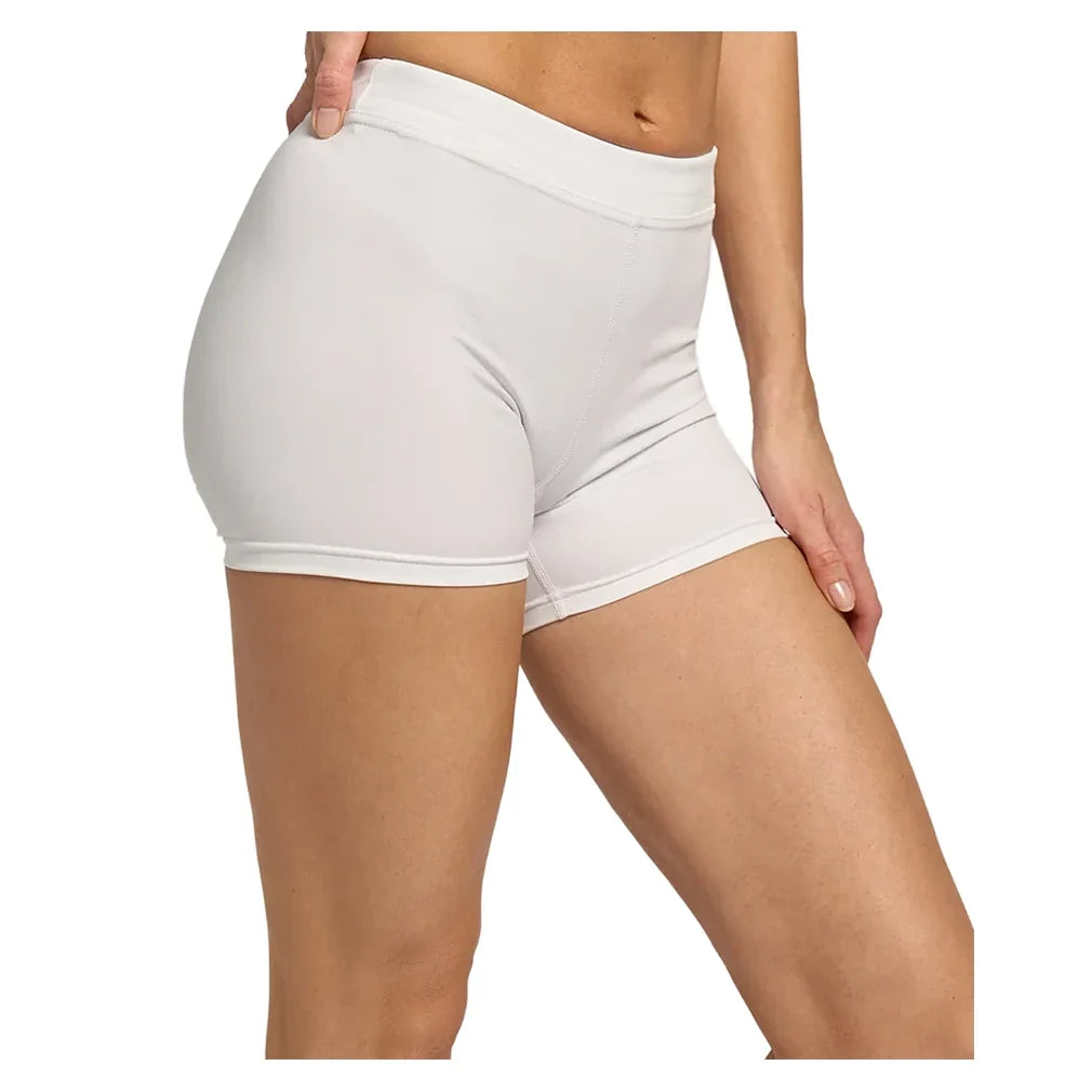 Women's Impact Climate Tennis Short,Apparel,Lija,White,M,Tennis Express,SS-5355BW-BW