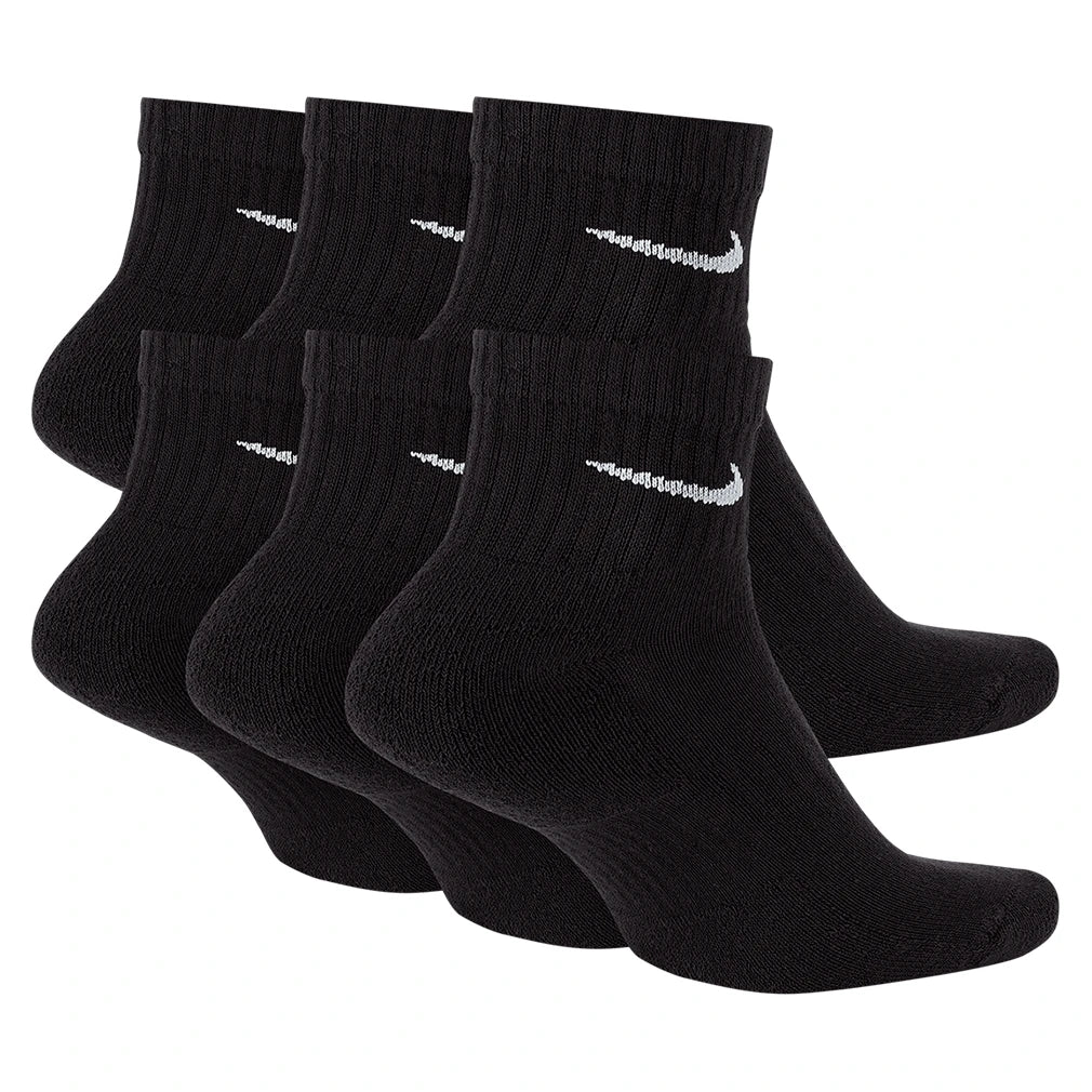 Unisex Everyday Cushioned Training Low Socks (6 Pairs) Black and White,Socks,Nike,,,Tennis Express,SX7669-010-1_255fd5e5-39c5-461c-a39e-09ecd58a200b