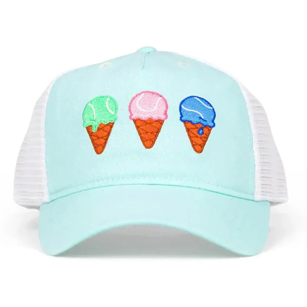 Kids Tennis Trucker Hat Sweet Serve-Apparel-Ame and Lulu-SweetServeHat-Tennis Express