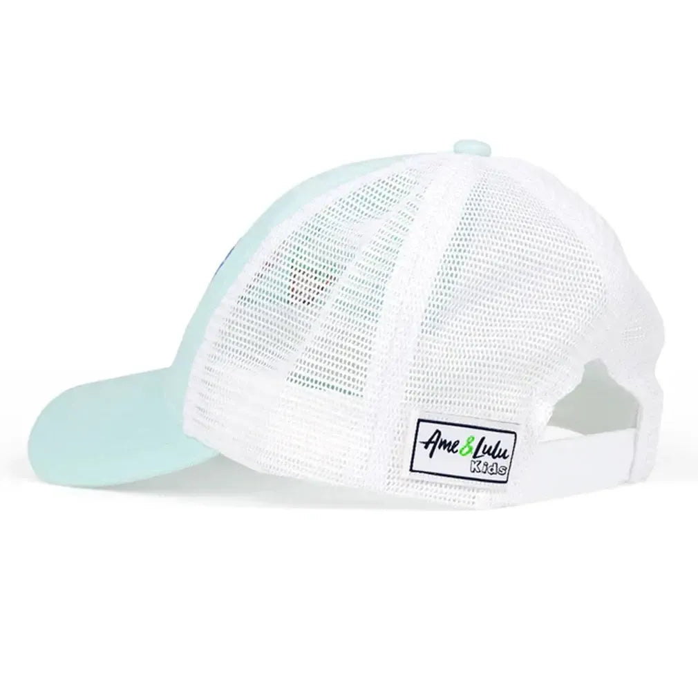 Kids Tennis Trucker Hat Sweet Serve-Apparel-Ame and Lulu-SweetServeHat2-Tennis Express