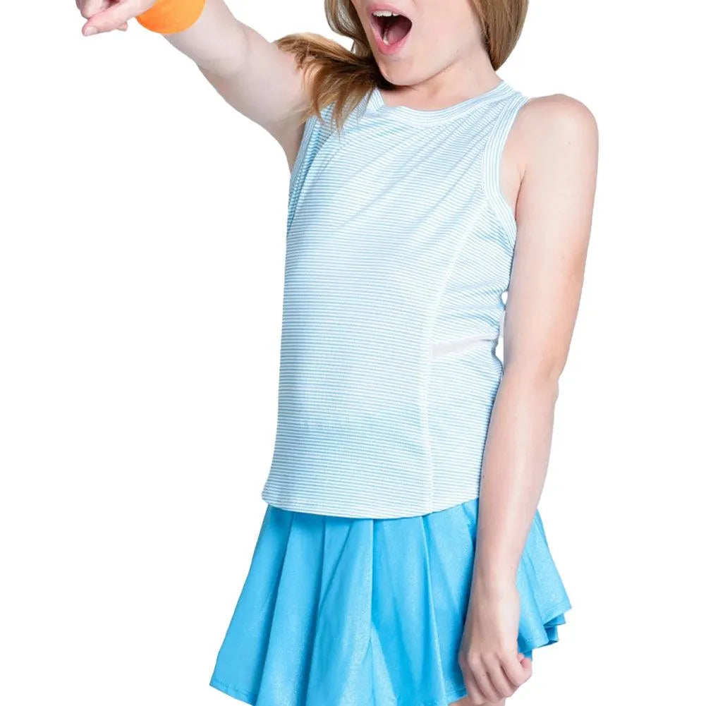 Girls' Victory Streak Tennis Tank Ocean-Apparel-Lucky In Love-T269-16A410S25-2-Tennis Express