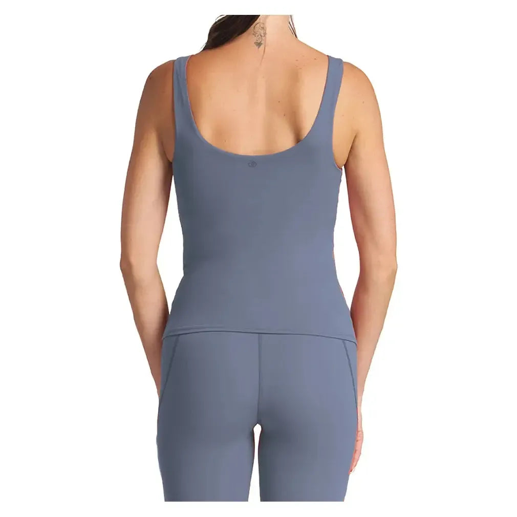 Women's Endure U-Neck Bra Tennis Tank Basalt-Apparel-Thrive Societe-TB3021024-BF25-1-Tennis Express