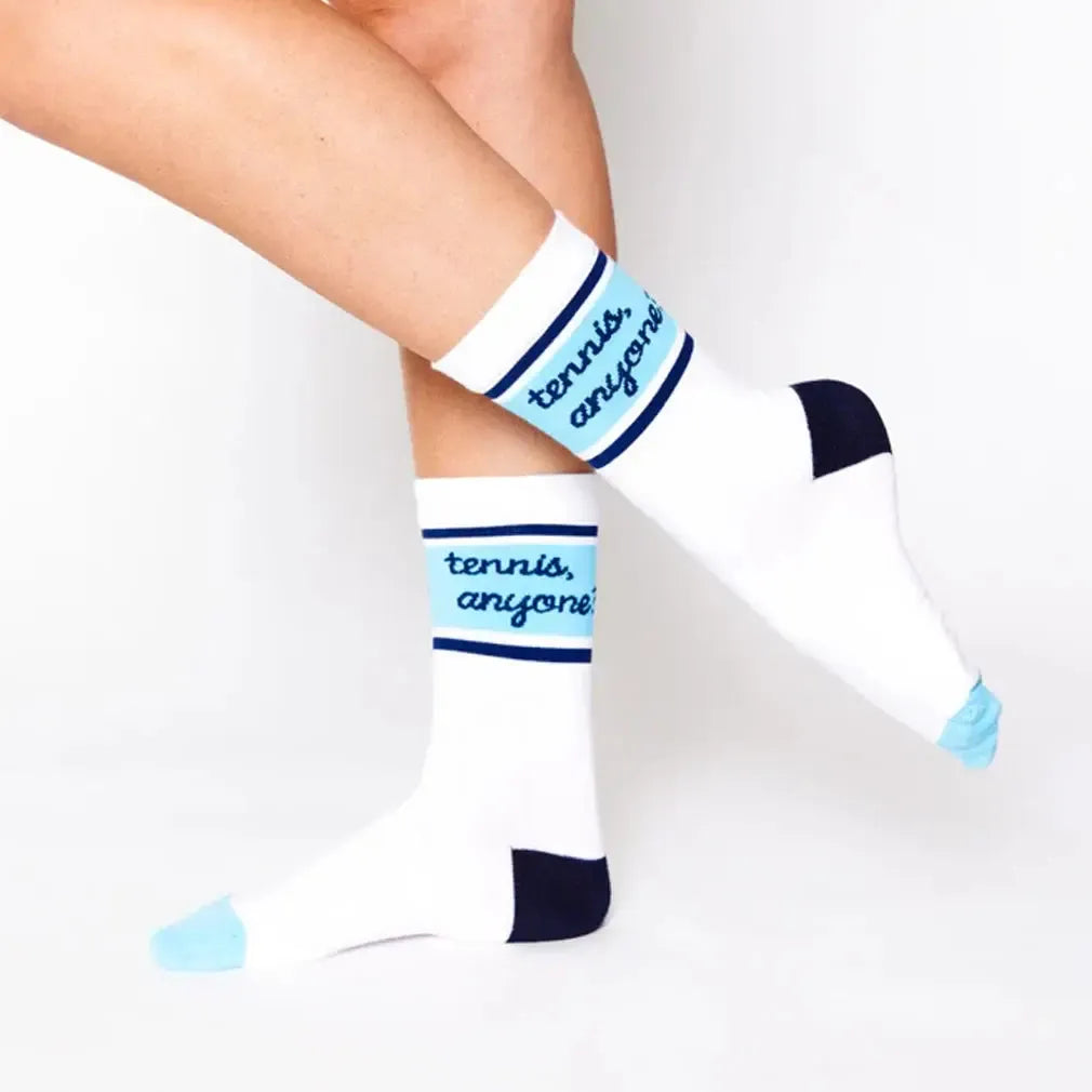 Women's Tennis Crew Socks-Socks-Ame and Lulu-TCS-S25-Tennis2-Tennis Express