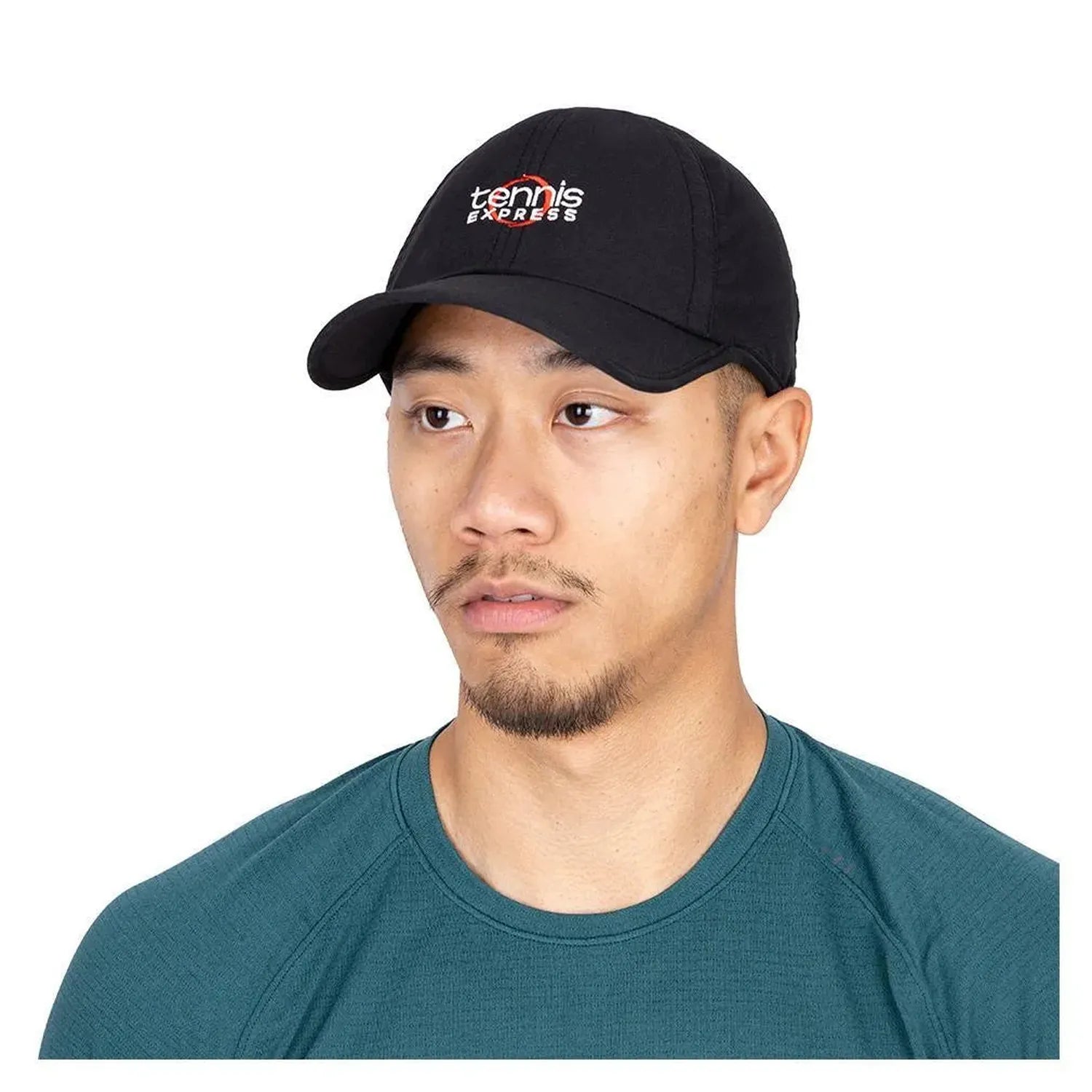 Unisex Featherlight Tennis Cap Black-Apparel-Tennis Express-TECAPBLK-5-Tennis Express