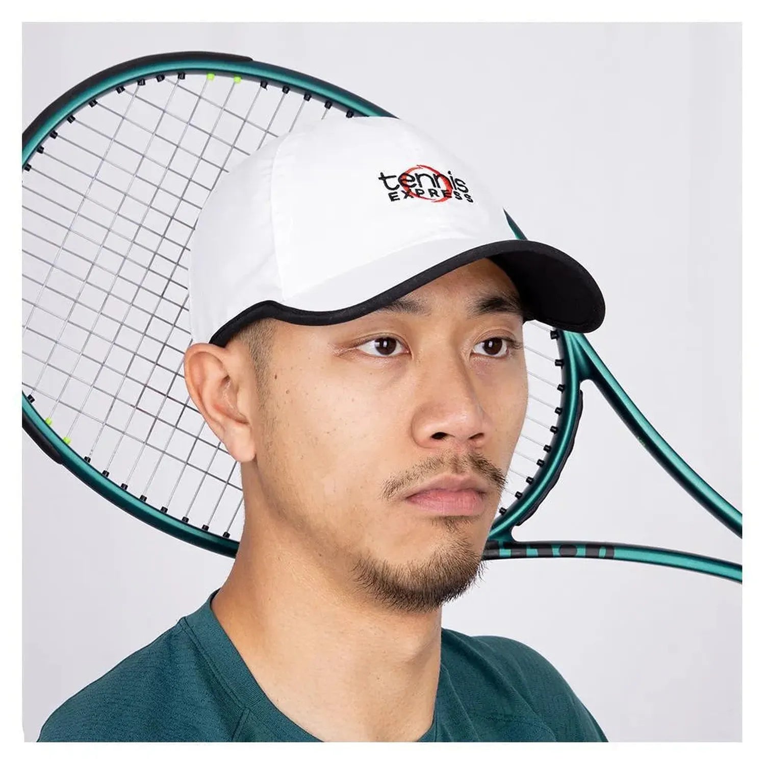 Unisex Featherlight Tennis Cap in White-Apparel-TENNIS EXPRESS-TECAPWH-5-Tennis Express
