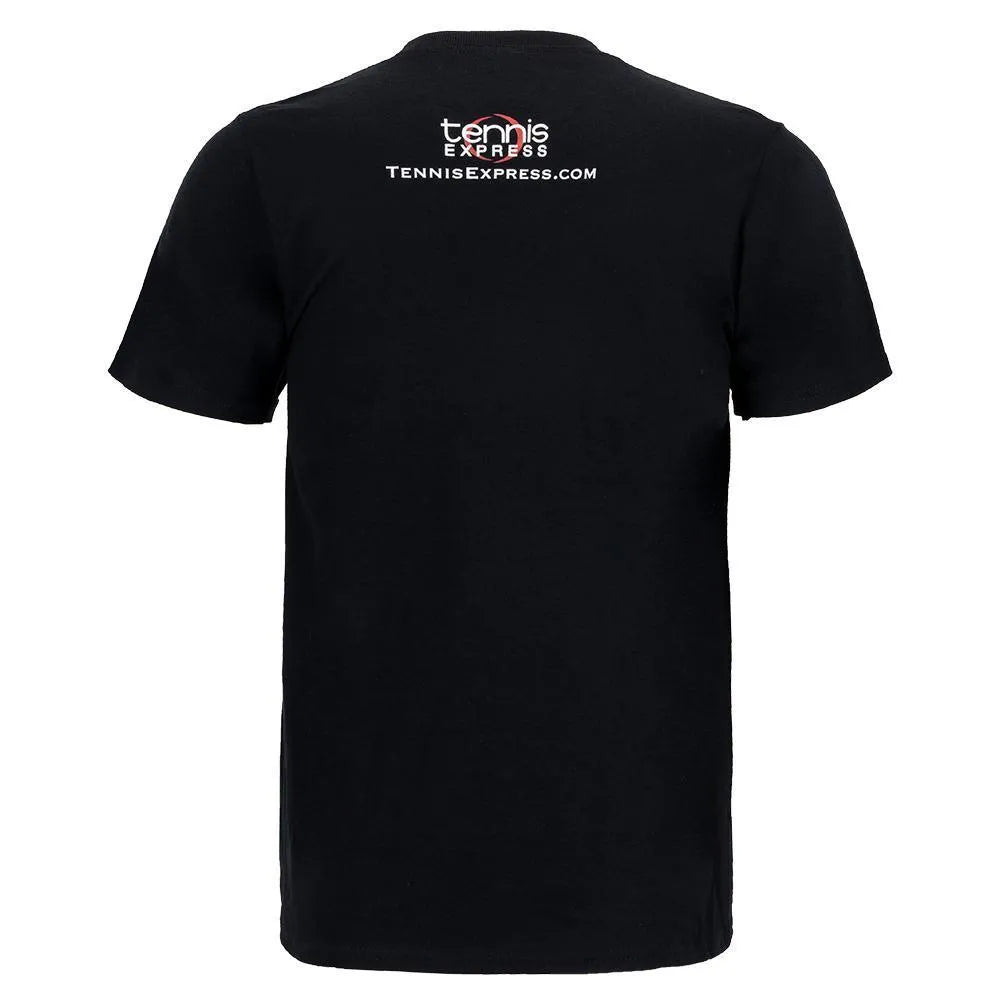 Unisex Tennis Express Performance Tee Black-Apparel-Tennis Express-TEPOLYTEEBK-12_7a82eb14-8be8-4c68-969e-889da937efc5-Tennis Express