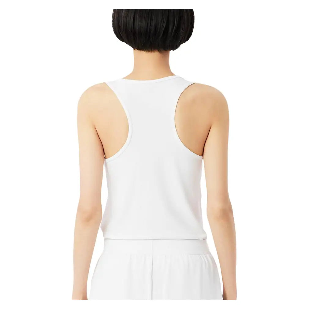 Women's Essentials Sleeveless Tennis Tank-Apparel-Lacoste-TF0160-001-4-Tennis Express