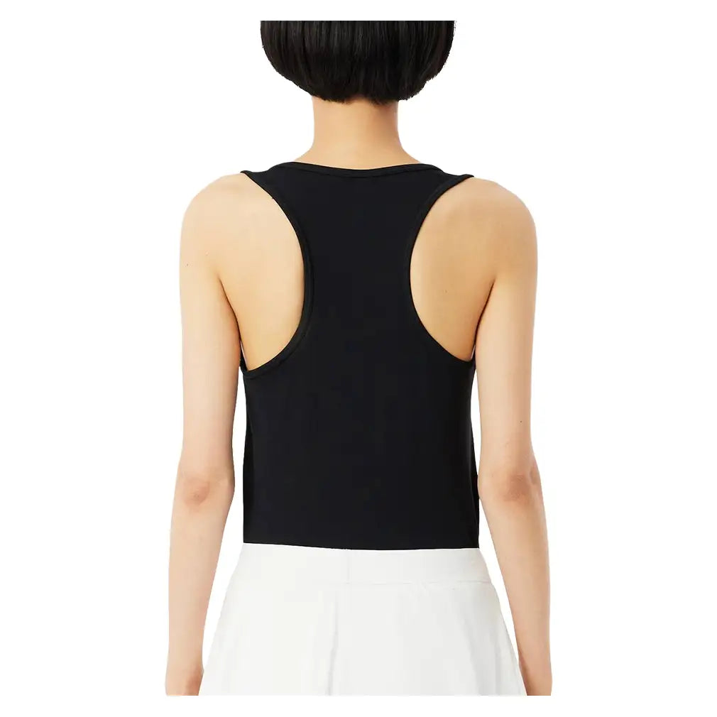 Women's Essentials Sleeveless Tennis Tank-Apparel-Lacoste-TF0160-031-4-Tennis Express