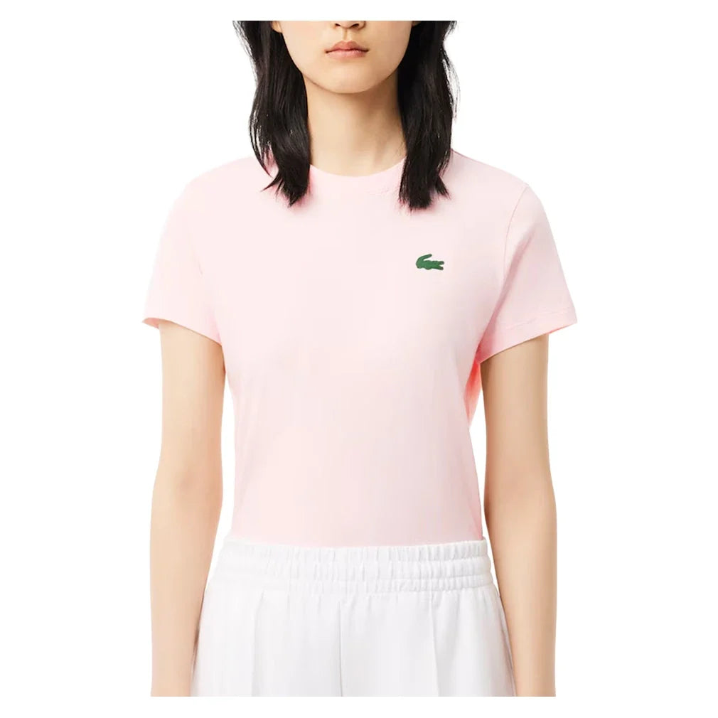 Women's Core Performance Tennis Tee-Apparel-Lacoste-TF9246-S26-T03-Tennis Express