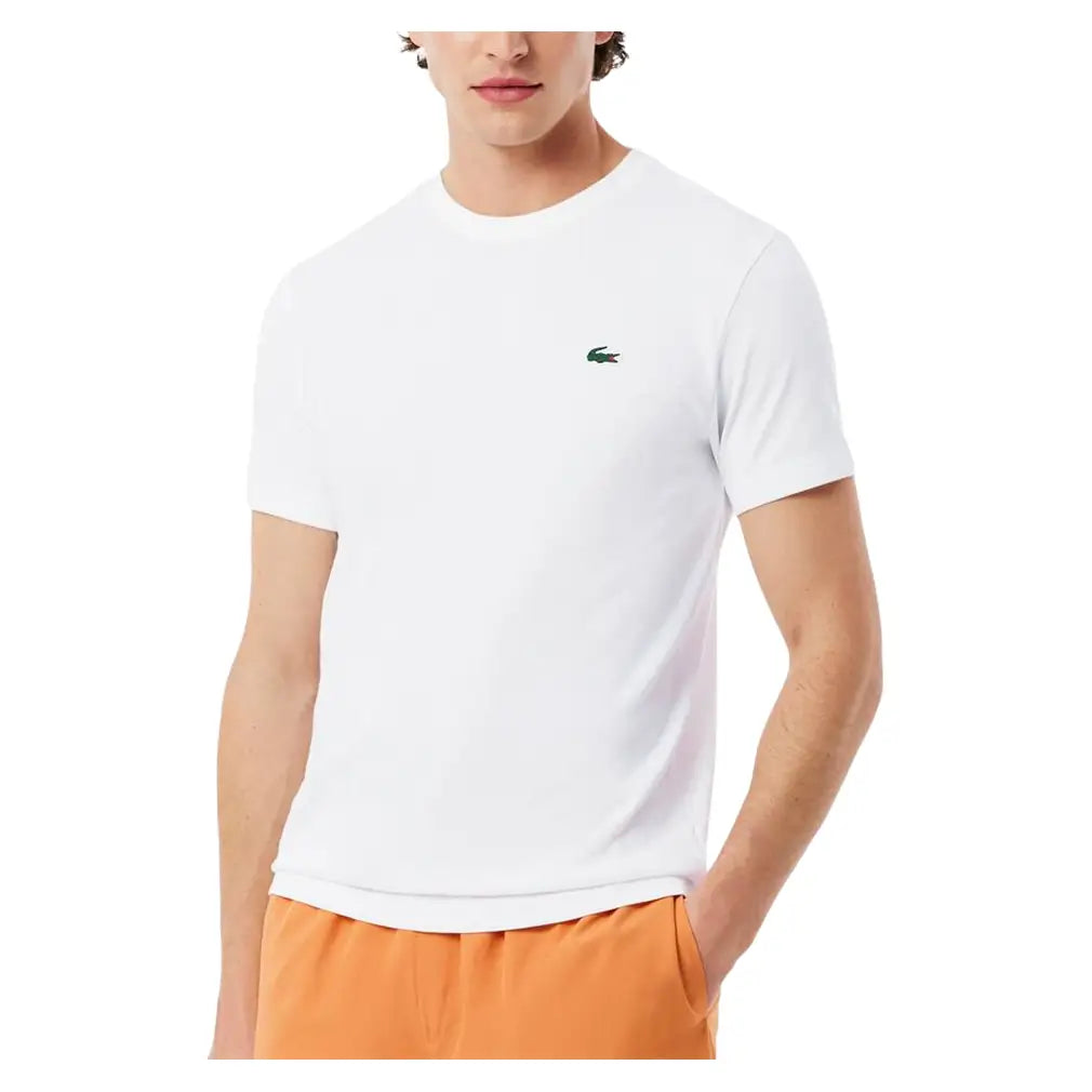 Men's Core Performance Poly/Cotton Seasonal Croco Tennis Tee-Apparel-Lacoste-TH0003-49T-3-Tennis Express