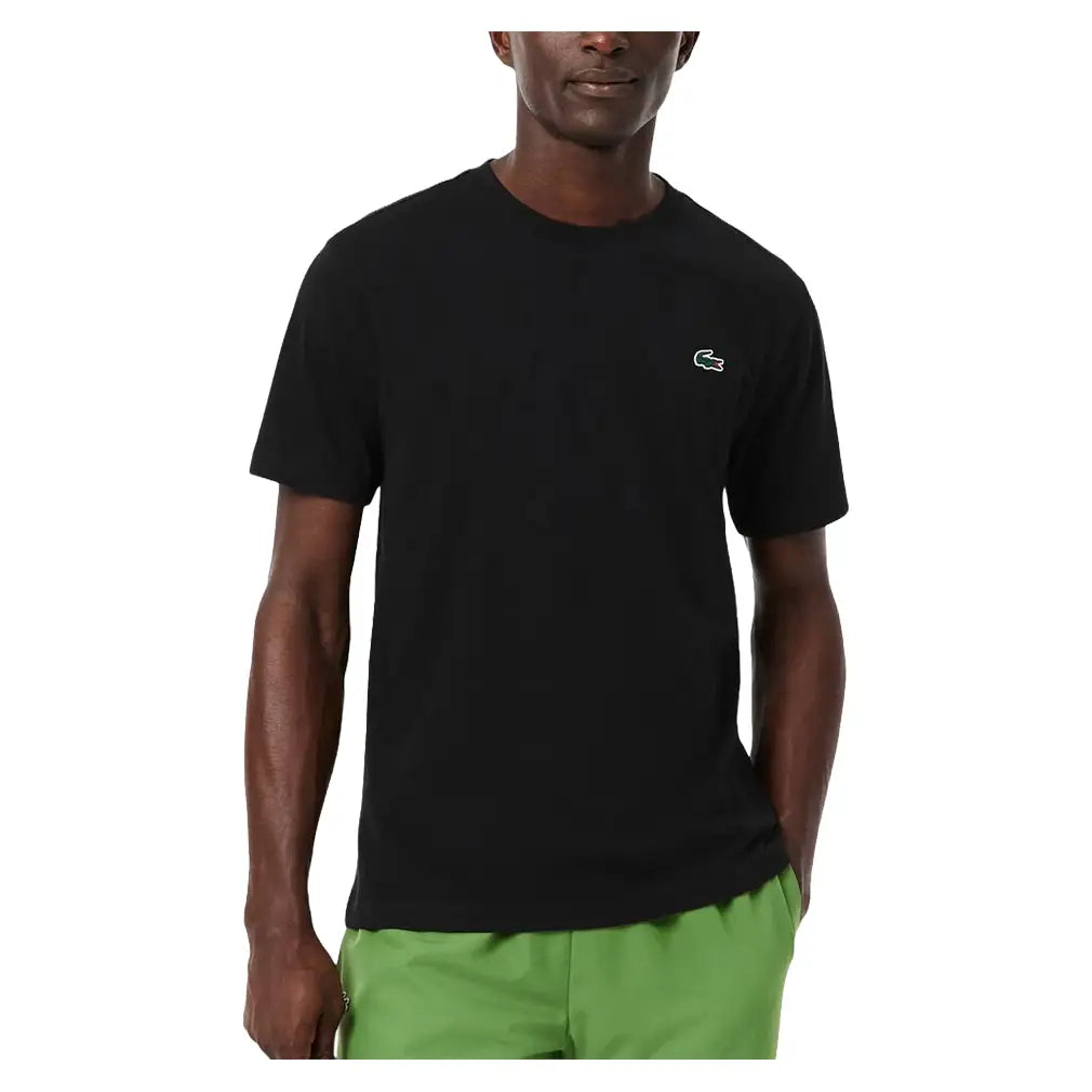 Men's Core Performance Poly/Cotton Seasonal Croco Tennis Tee-Apparel-Lacoste-TH0003-5YI-3-Tennis Express