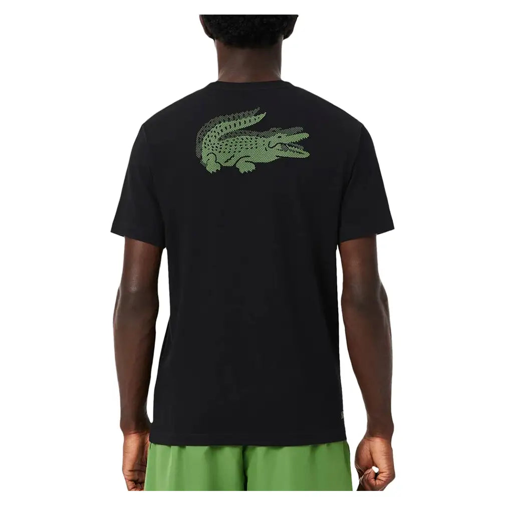 Men's Core Performance Poly/Cotton Seasonal Croco Tennis Tee-Apparel-Lacoste-TH0003-5YI-4-Tennis Express