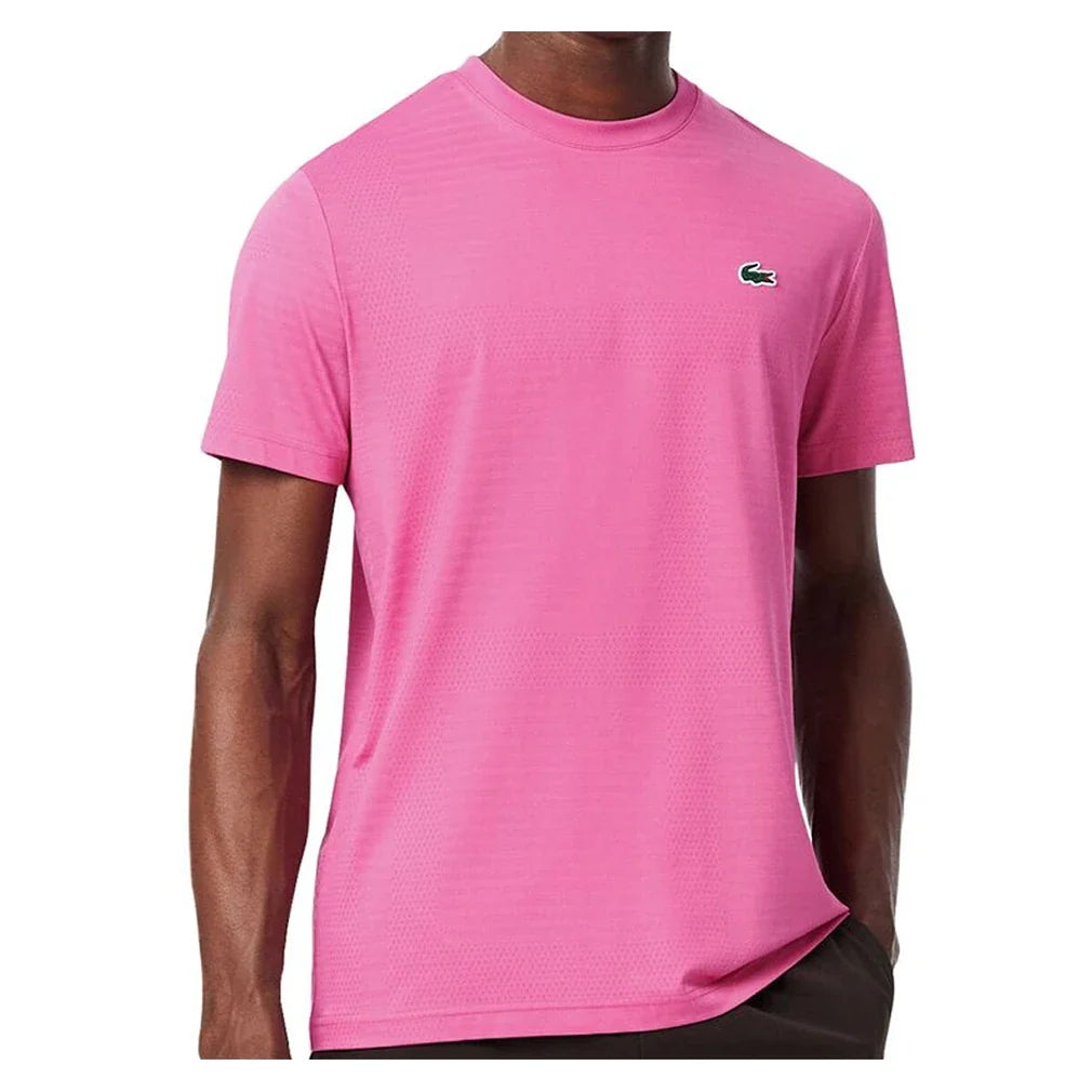 Men's Players Tennis T-Shirt-Apparel-Lacoste-TH0004_GLH-Tennis Express