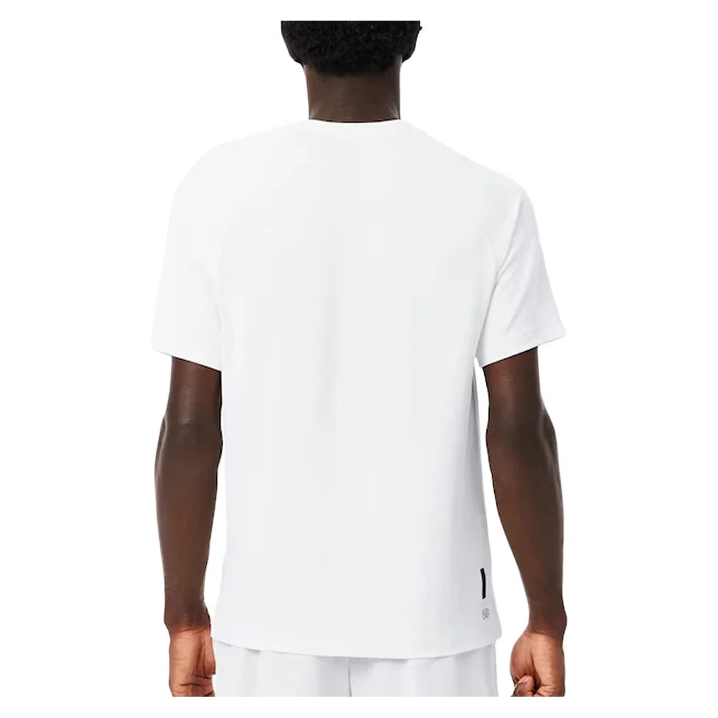 Men's Essentials Tennis Top-Apparel-Lacoste-TH0174-001-1-Tennis Express