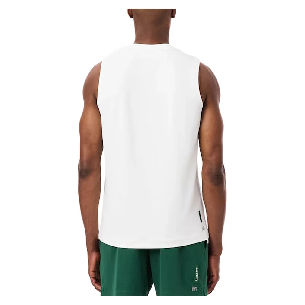 Men's Essentials Sleeveless Tennis Top-Apparel-Lacoste-TH0180-001-1-Tennis Express