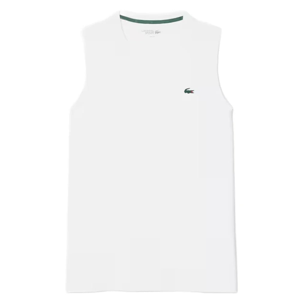 Men's Essentials Sleeveless Tennis Top-Apparel-Lacoste-TH0180-001-2-Tennis Express