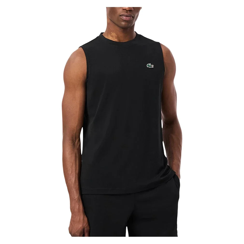 Men's Essentials Sleeveless Tennis Top-Apparel-Lacoste-TH0180-031-Tennis Express