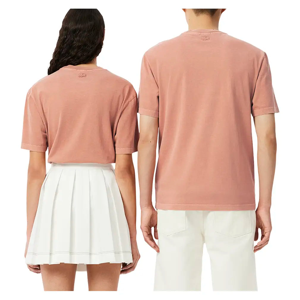 Men's Roland Garros Terre Battue Tennis T-Shirt,Apparel,Lacoste,,,Tennis Express,TH0356-G8I-4