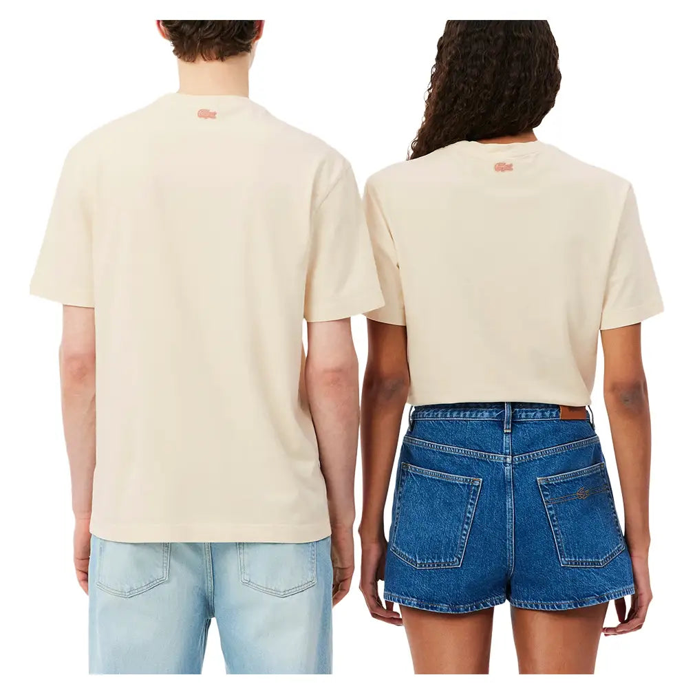 Men's Roland Garros Terre Battue Tennis T-Shirt,Apparel,Lacoste,,,Tennis Express,TH0356-K74-4