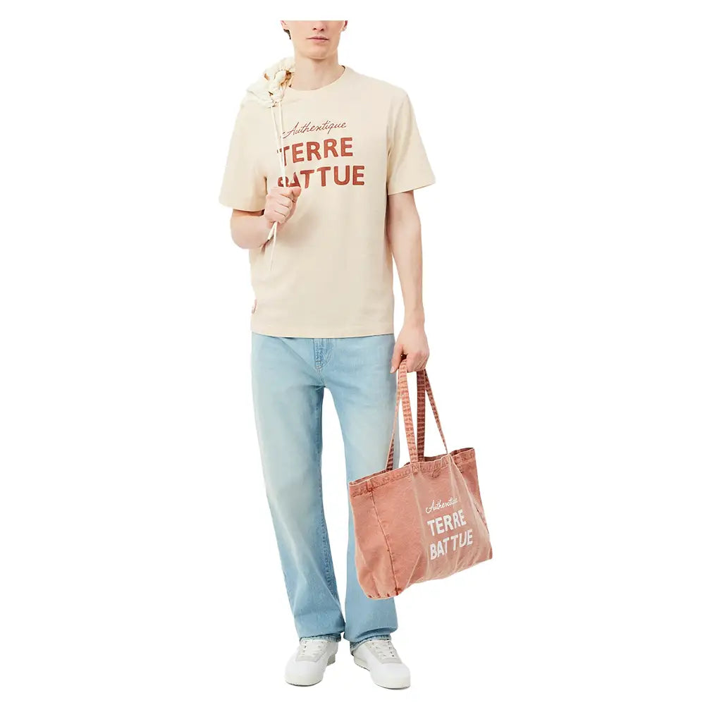 Men's Roland Garros Terre Battue Tennis T-Shirt,Apparel,Lacoste,,,Tennis Express,TH0356-K74-5