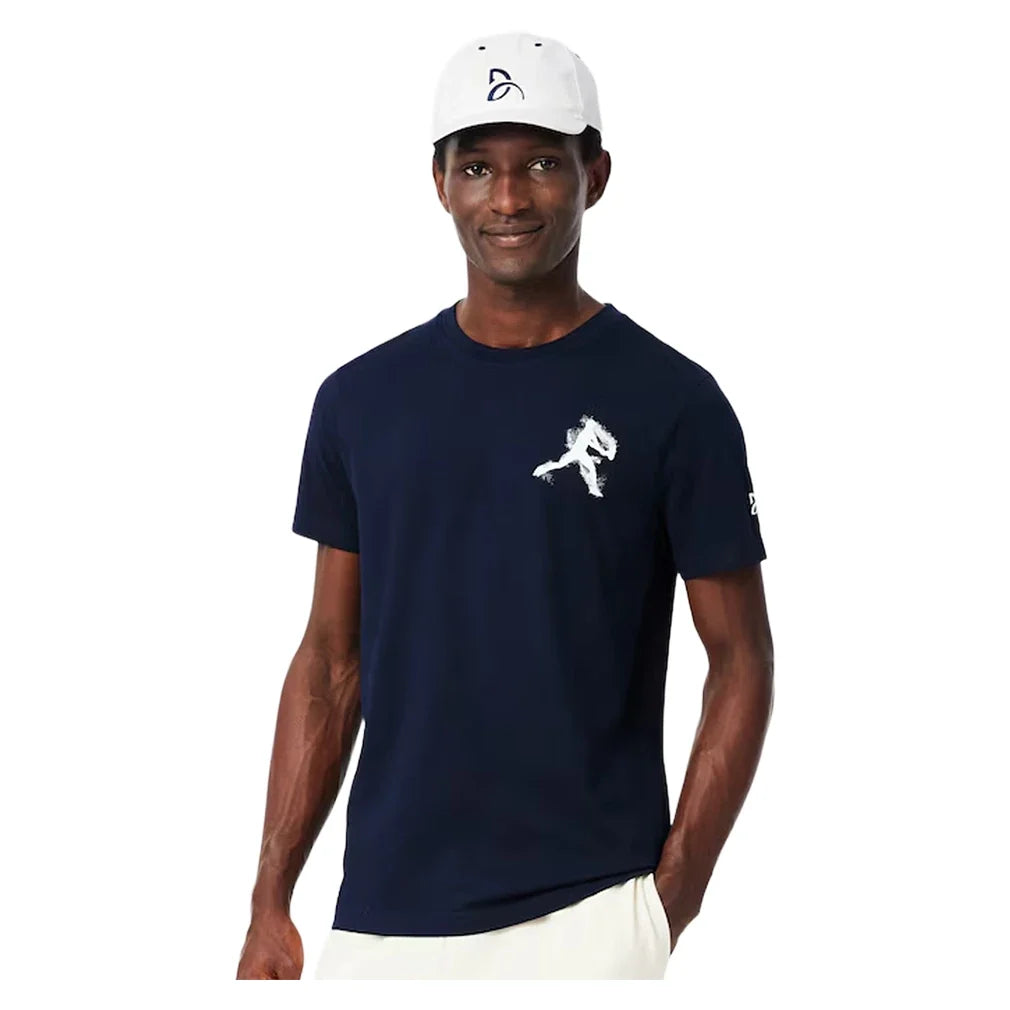Men's Novak Djokovic Fan Tennis Pack Navy Blue and White-Apparel-Lacoste-TH1044-525-1-Tennis Express
