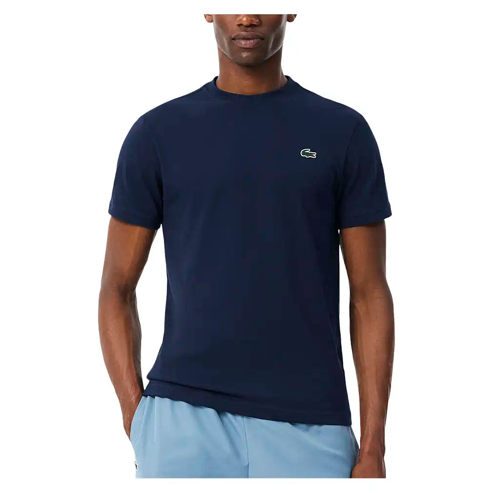 Men's Core Performance Tennis Training Graphic Tee,Apparel,Lacoste,,,Tennis Express,TH6655-F26-525-3