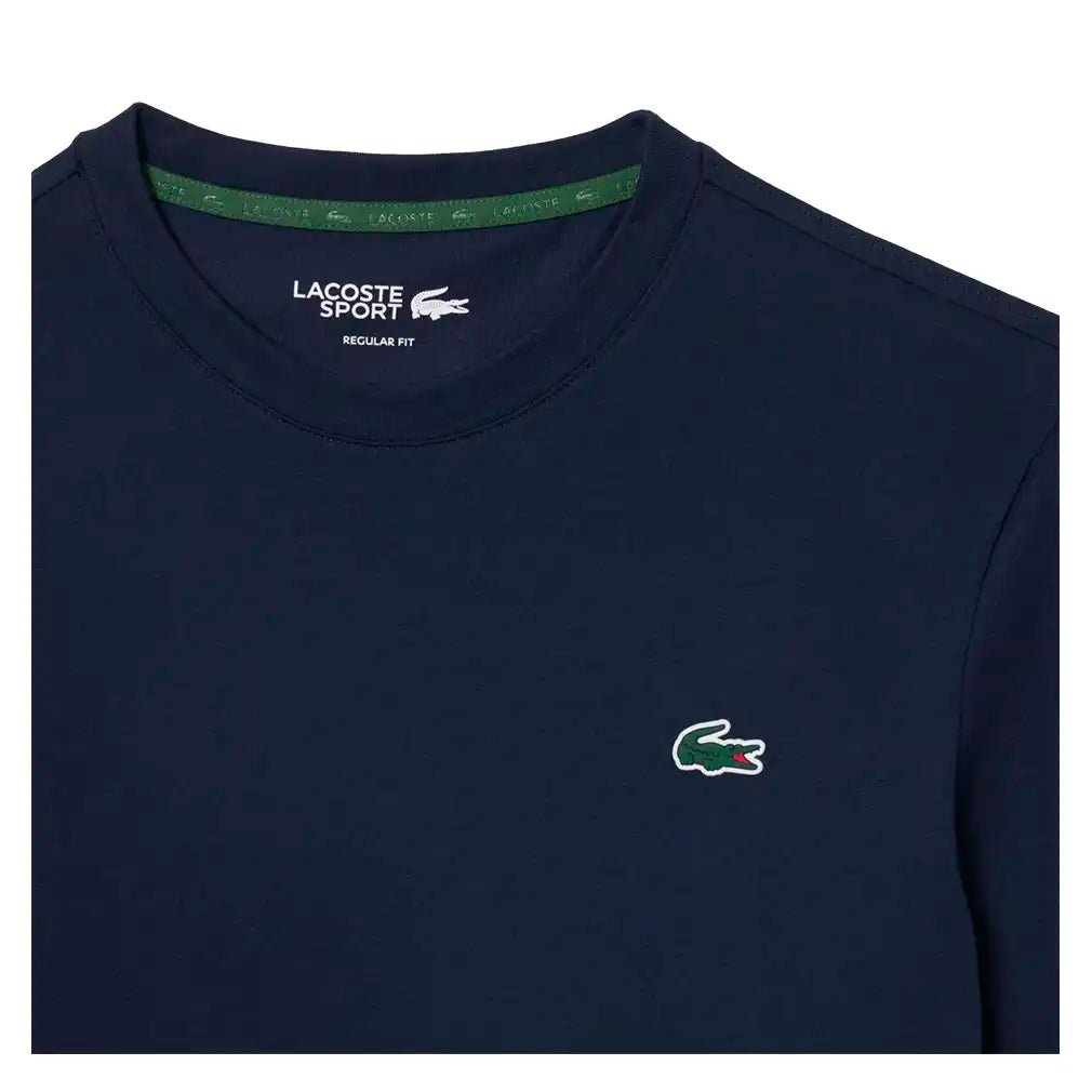 Men's Core Performance Tennis Training Graphic Tee,Apparel,Lacoste,,,Tennis Express,TH6655-F26-525-6