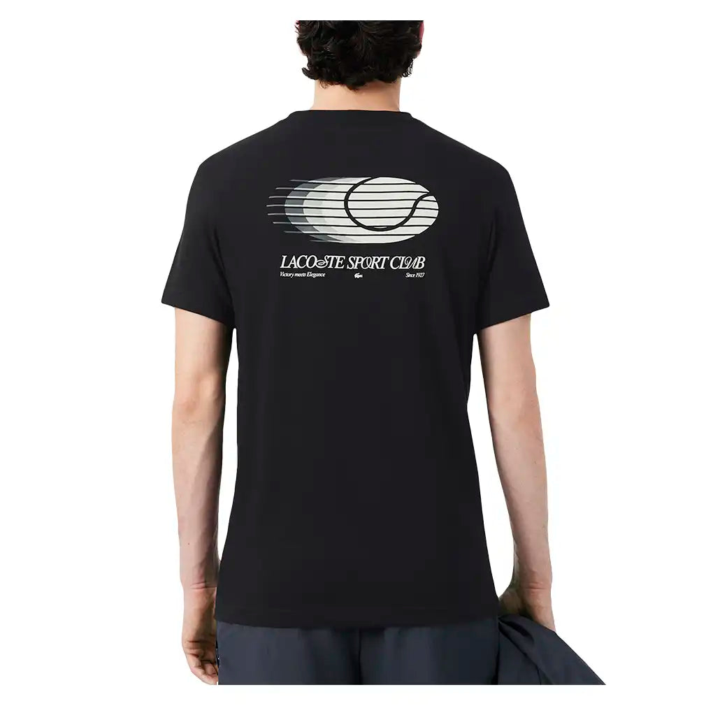 Men's Core Performance Tennis Training Graphic Tee,Apparel,Lacoste,,,Tennis Express,TH6655-F26-Z1W-4