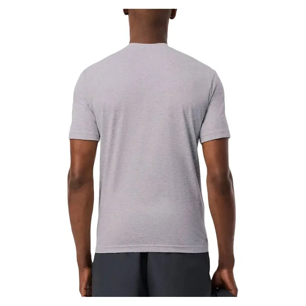 Men's Core Poly/Cotton Classic Tennis Top Silver Grey Chine-Apparel-Lacoste-TH7618-CCAB-4-Tennis Express