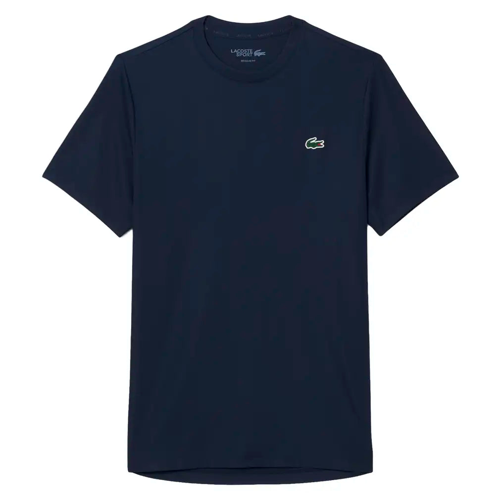 Men's Core Performance Light Polyester Tennis T-Shirt-Apparel-Lacoste-TH8920-166-1-Tennis Express