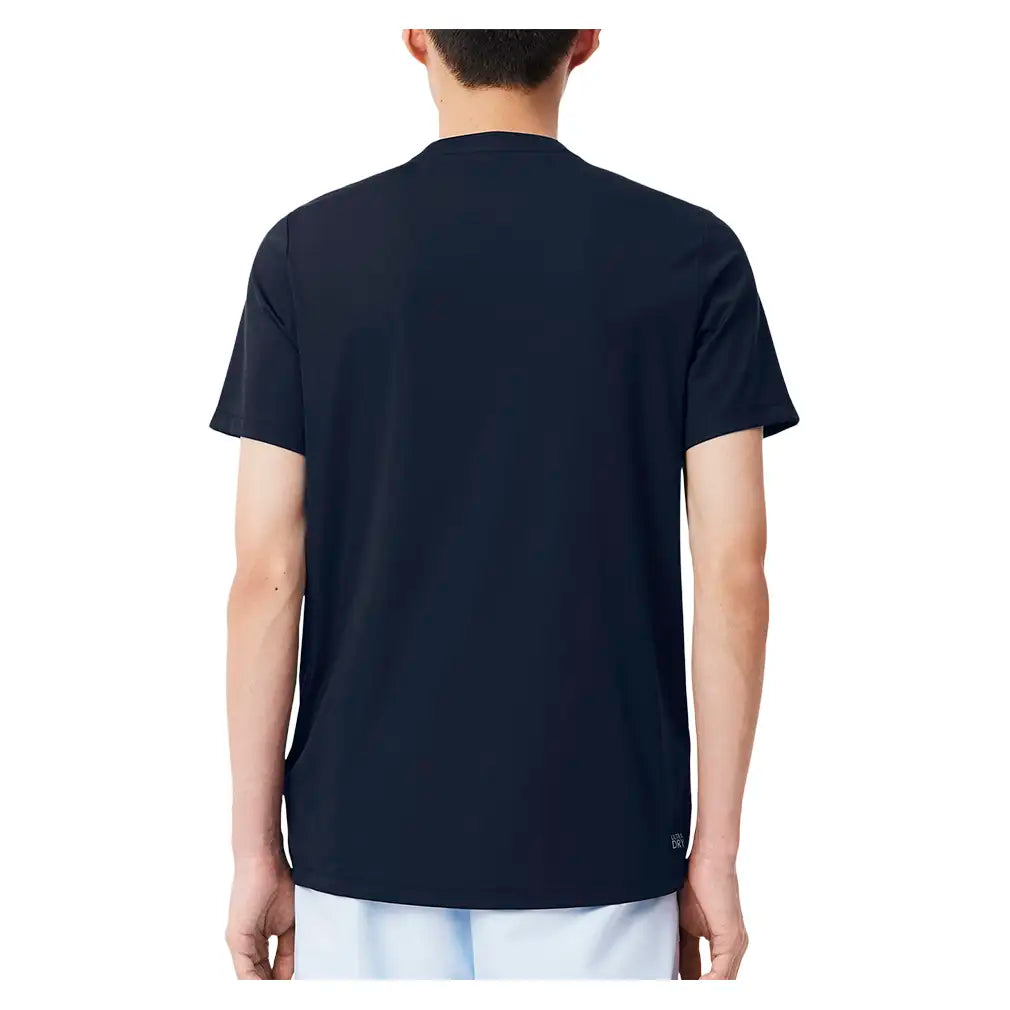 Men's Core Performance Light Polyester Tennis T-Shirt-Apparel-Lacoste-TH8920-166-4-Tennis Express