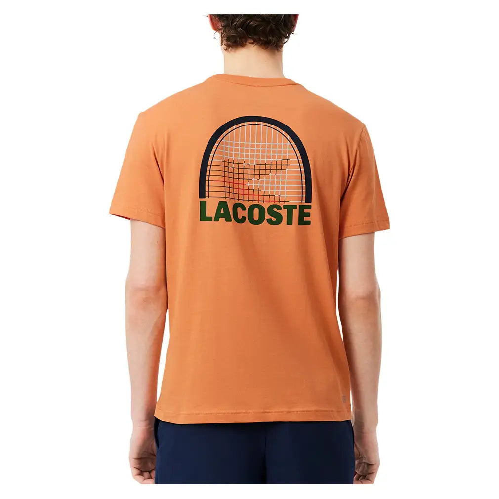 Men's Daniil Medvedev Tennis T-Shirt Blossom,Apparel,Lacoste,,,Tennis Express,TH9954-IY0-4