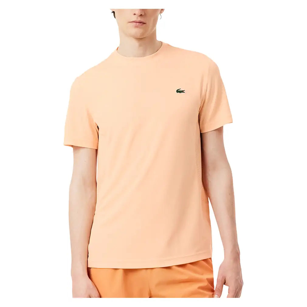 Men's Roland Garros Novak Djokovic Tennis T-Shirt Angie,Apparel,Lacoste,,,Tennis Express,TH9973-BIG-3