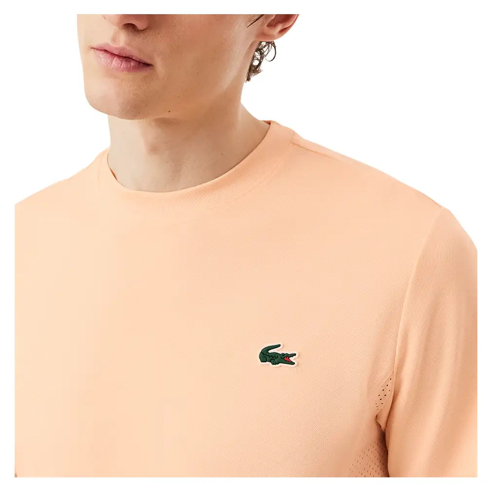 Men's Roland Garros Novak Djokovic Tennis T-Shirt Angie,Apparel,Lacoste,,,Tennis Express,TH9973-BIG-6