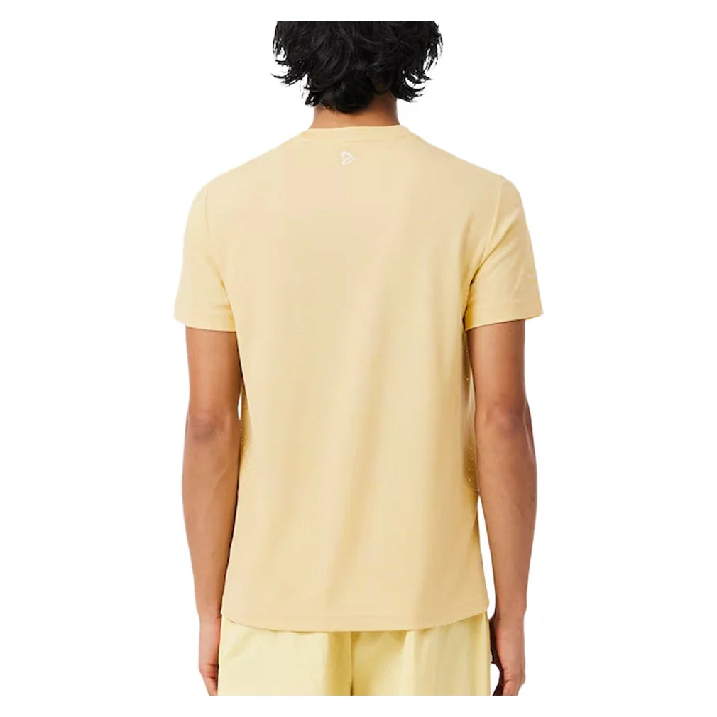 Men's Novak Djokovic Tennis T-Shirt Soya-Apparel-Lacoste-TH9973-ZCM-1-Tennis Express
